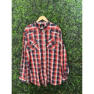 I jeans by Buffalo Plaid Men’s button up Shirt Size XLT, Big & Tall dress shirt